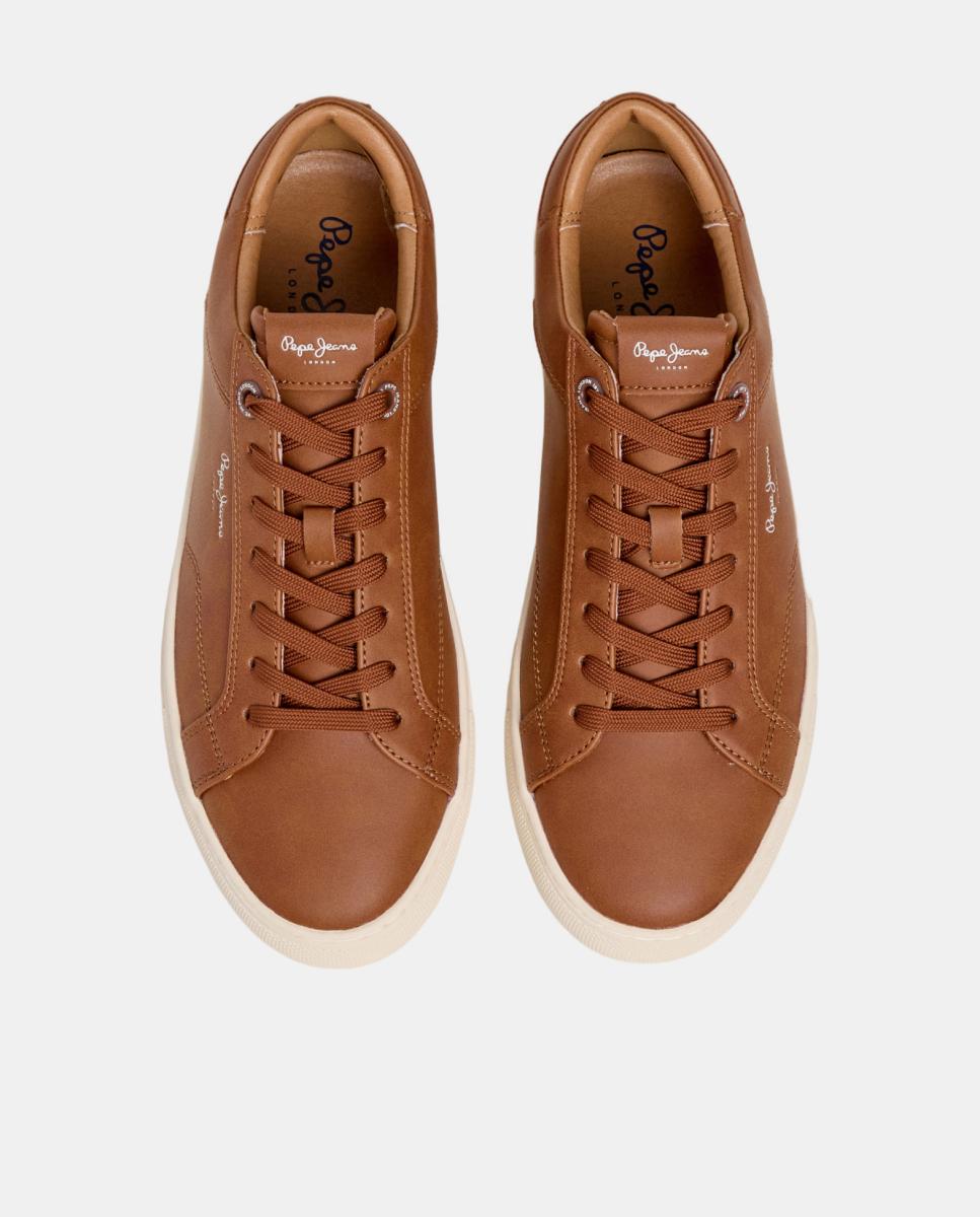 Sapatilhas Basic Couro-3