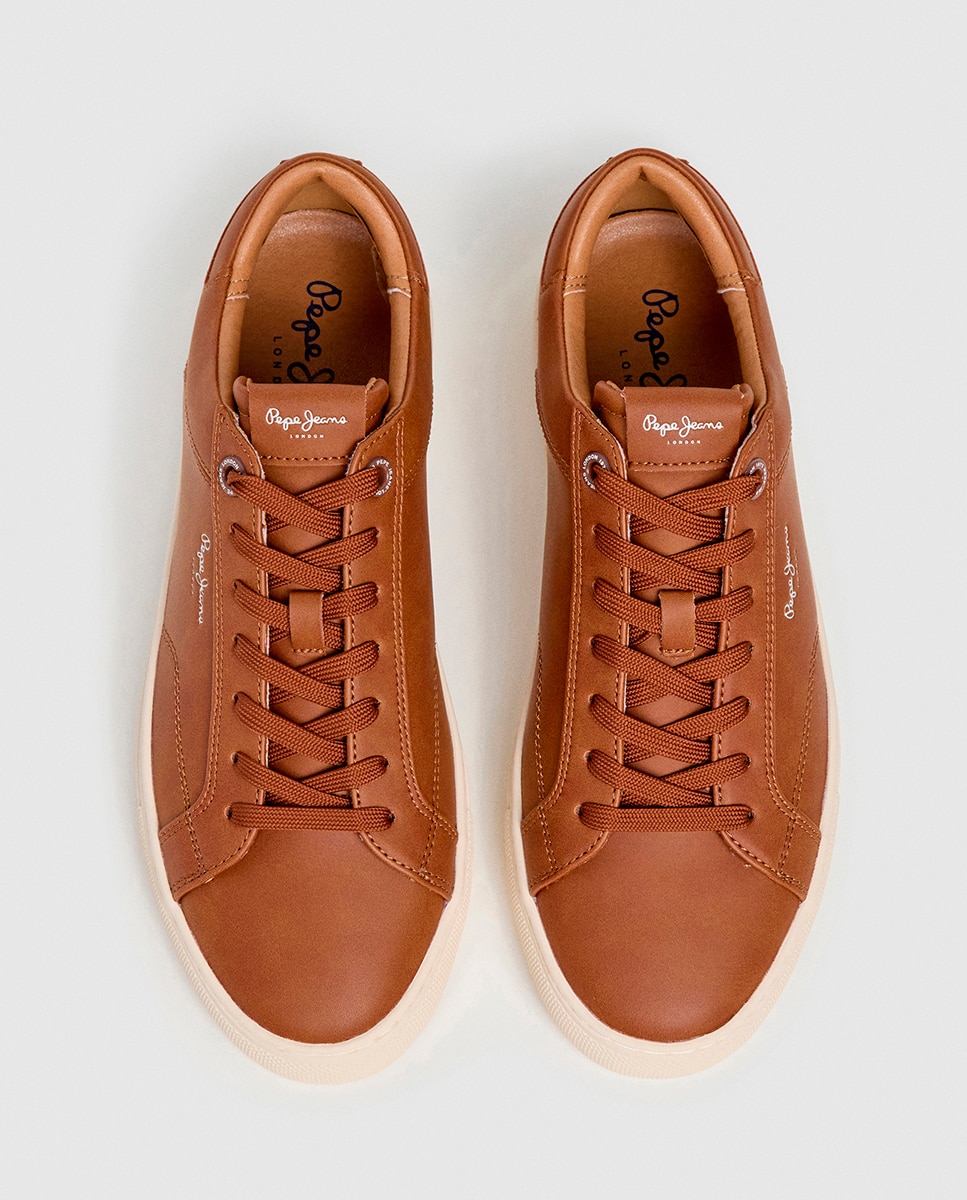 Sapatilhas Basic Couro-8