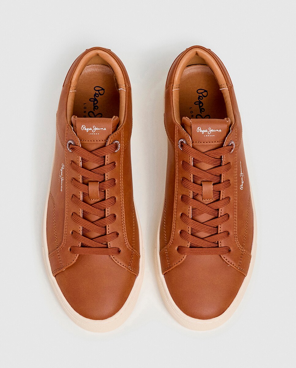 Sapatilhas Basic Castanho-2