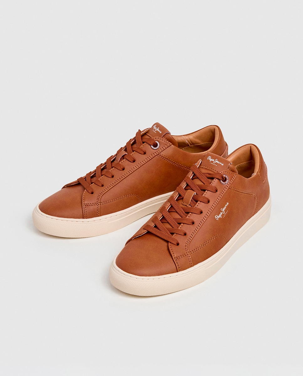 Sapatilhas Basic Couro-9