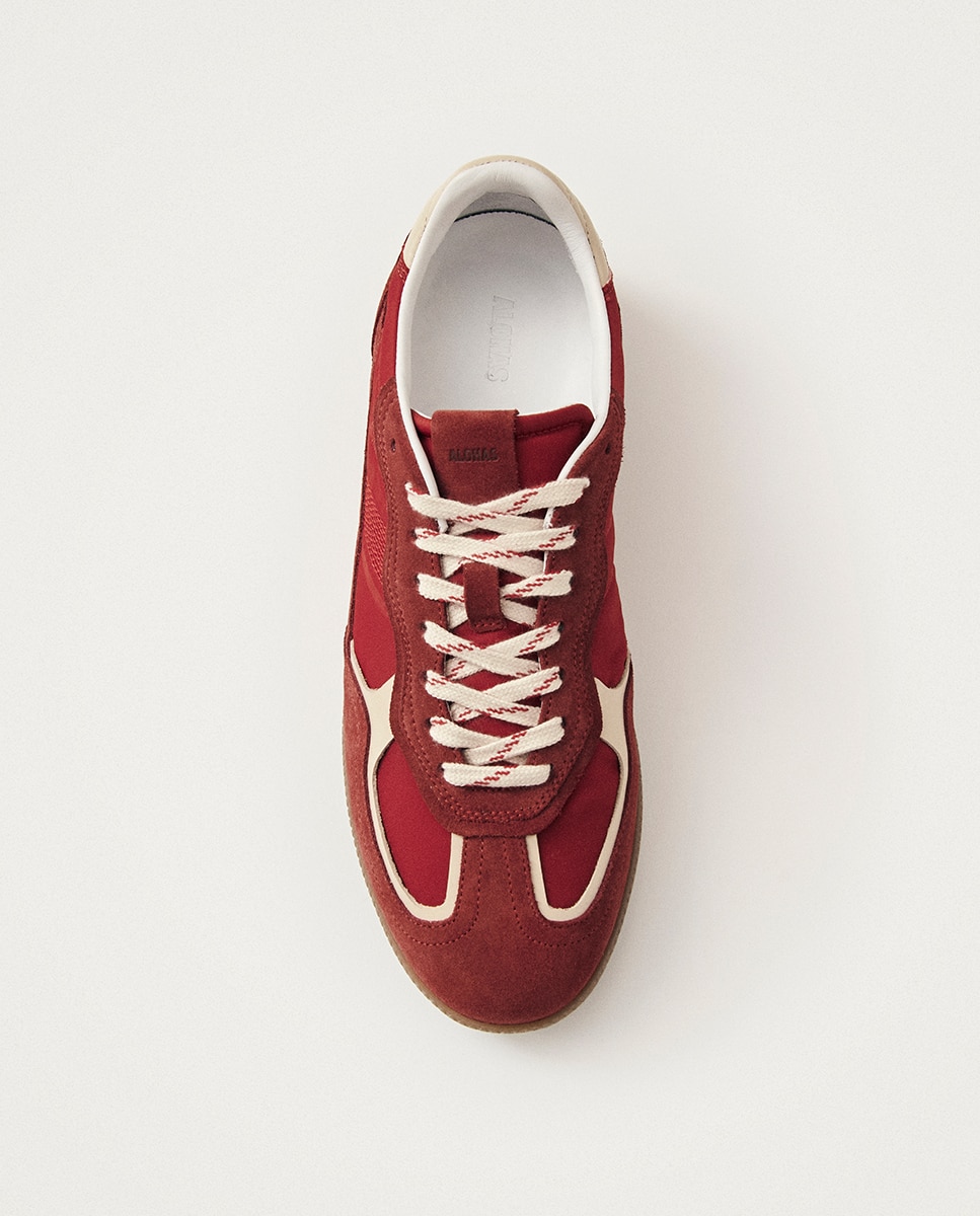 Zapatillas de ante - Alohas - Rojo Rojo-4