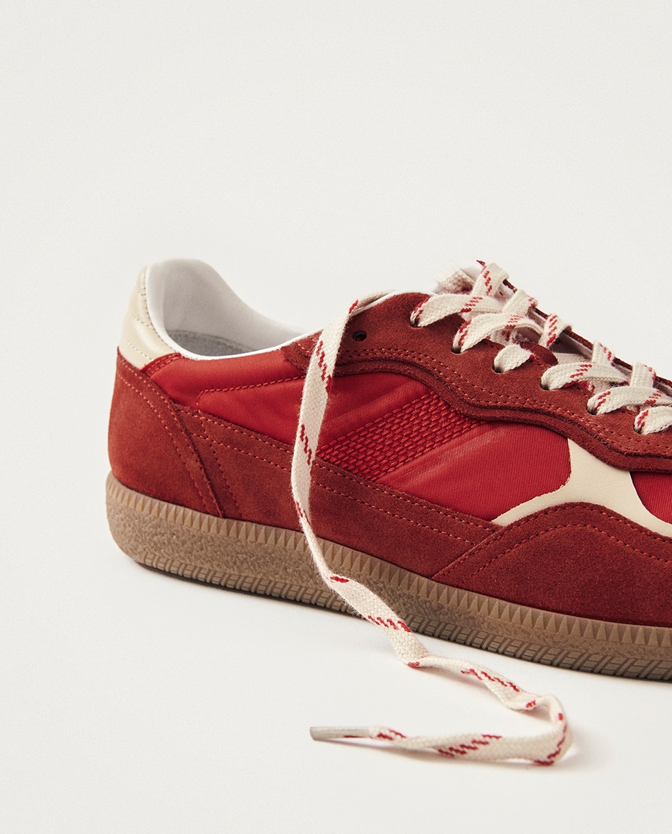 Zapatillas de ante - Alohas - Rojo Rojo-5