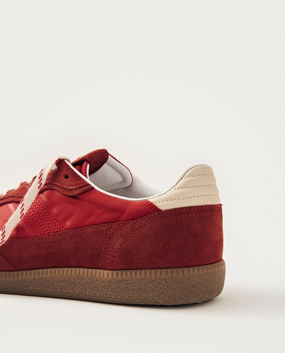 Zapatillas de ante - Alohas - Rojo Rojo-6