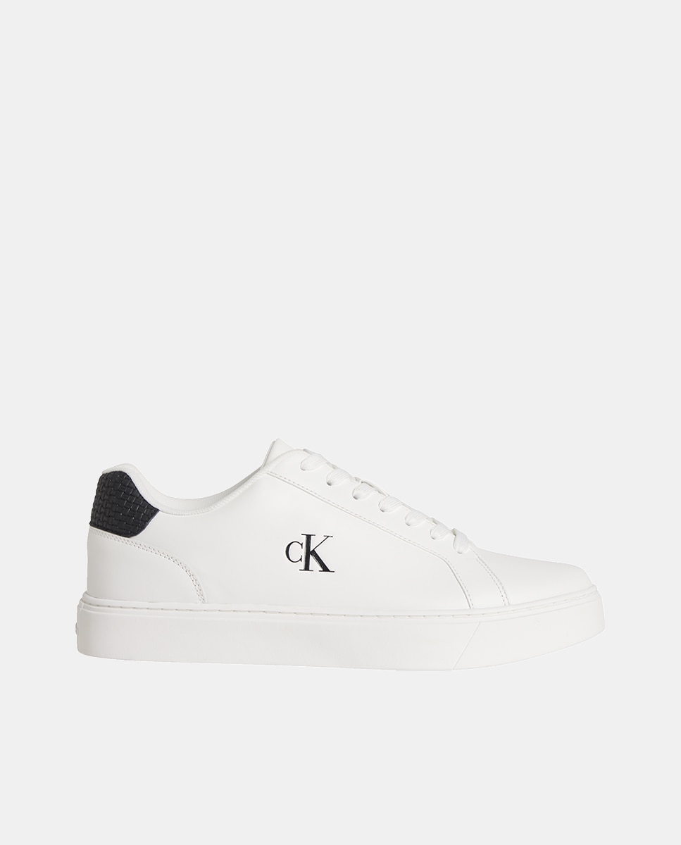 Sapatilhas em Pele Branco-1