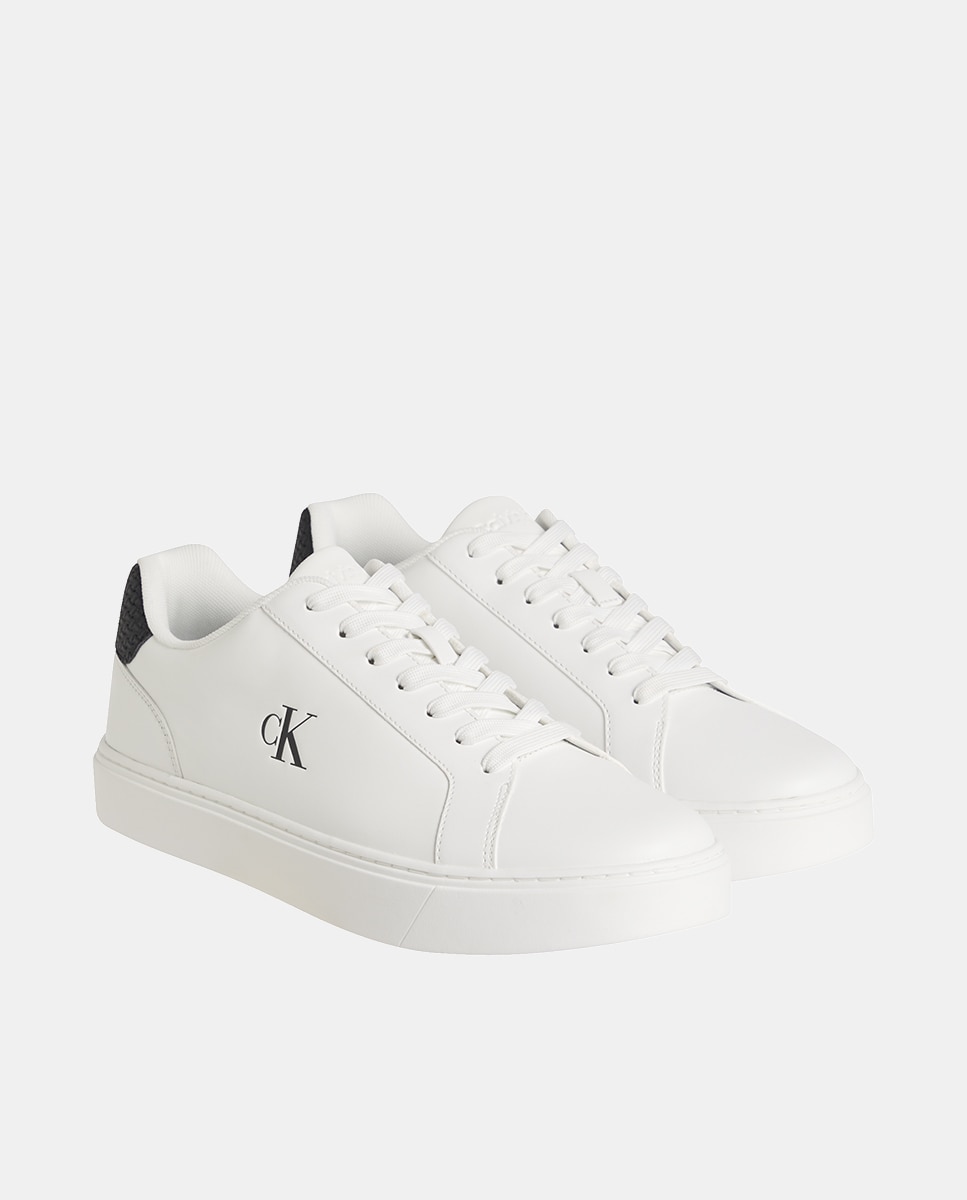 Sapatilhas em Pele Branco-2