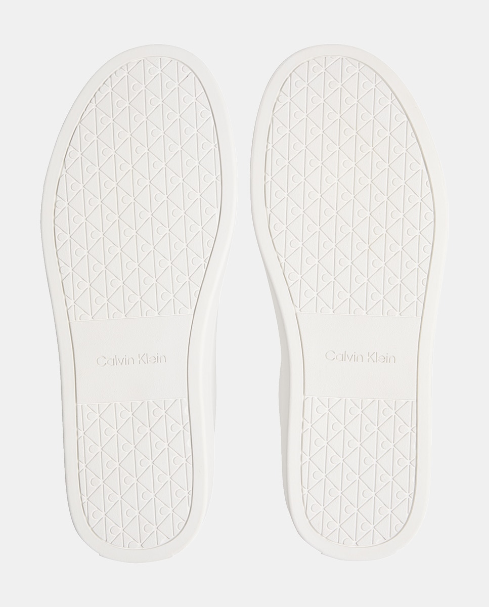 Sapatilhas em Pele Branco-5