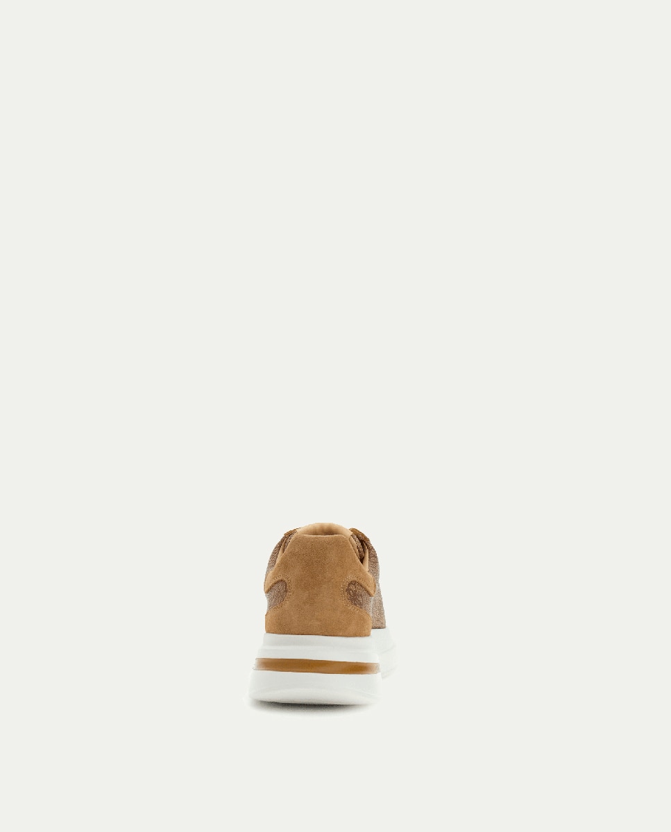 Zapatilla baja de hombre - Guess - Marrón claro Marrón claro-2