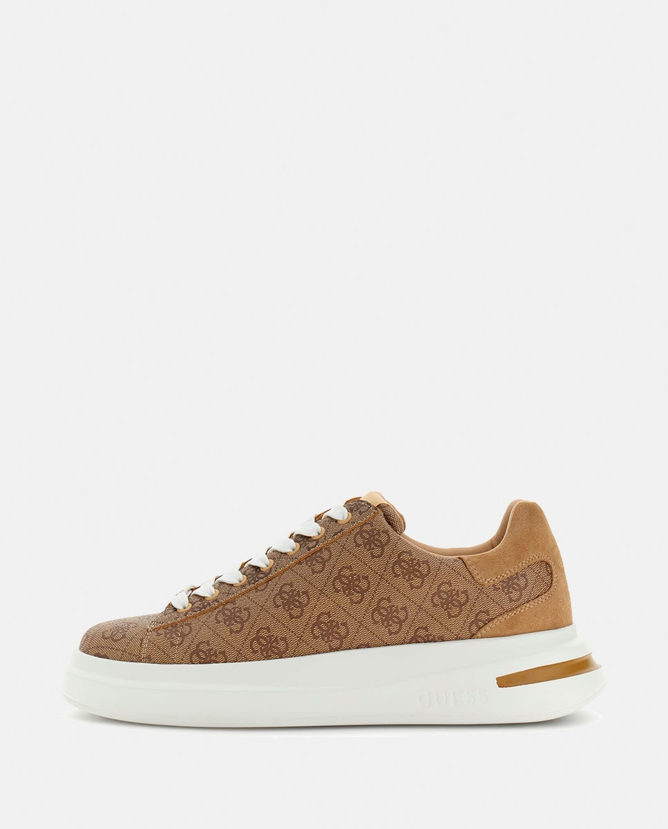 Zapatilla baja de hombre - Guess - Marrón claro Marrón claro-6