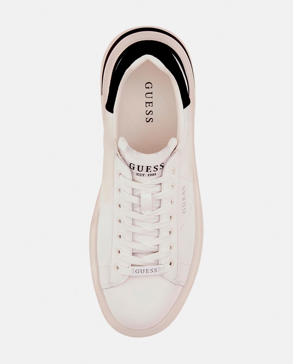Zapatilla baja de hombre - Guess - Blanco Blanco-2