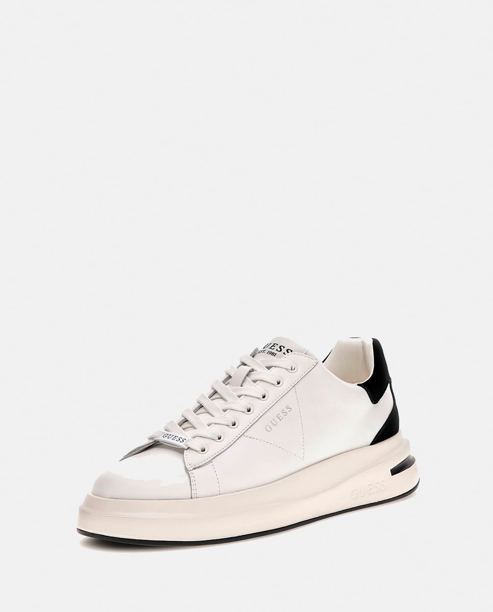 Zapatilla baja de hombre - Guess - Blanco Blanco-3