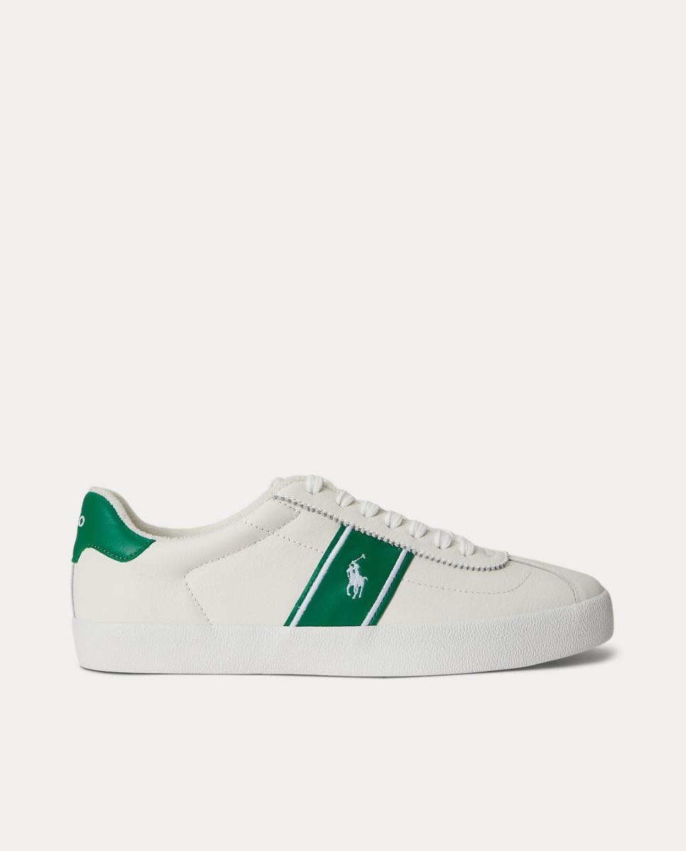 Polo Ralph Lauren - Zapatillas COURT de hombre tipo casco bajas piel.