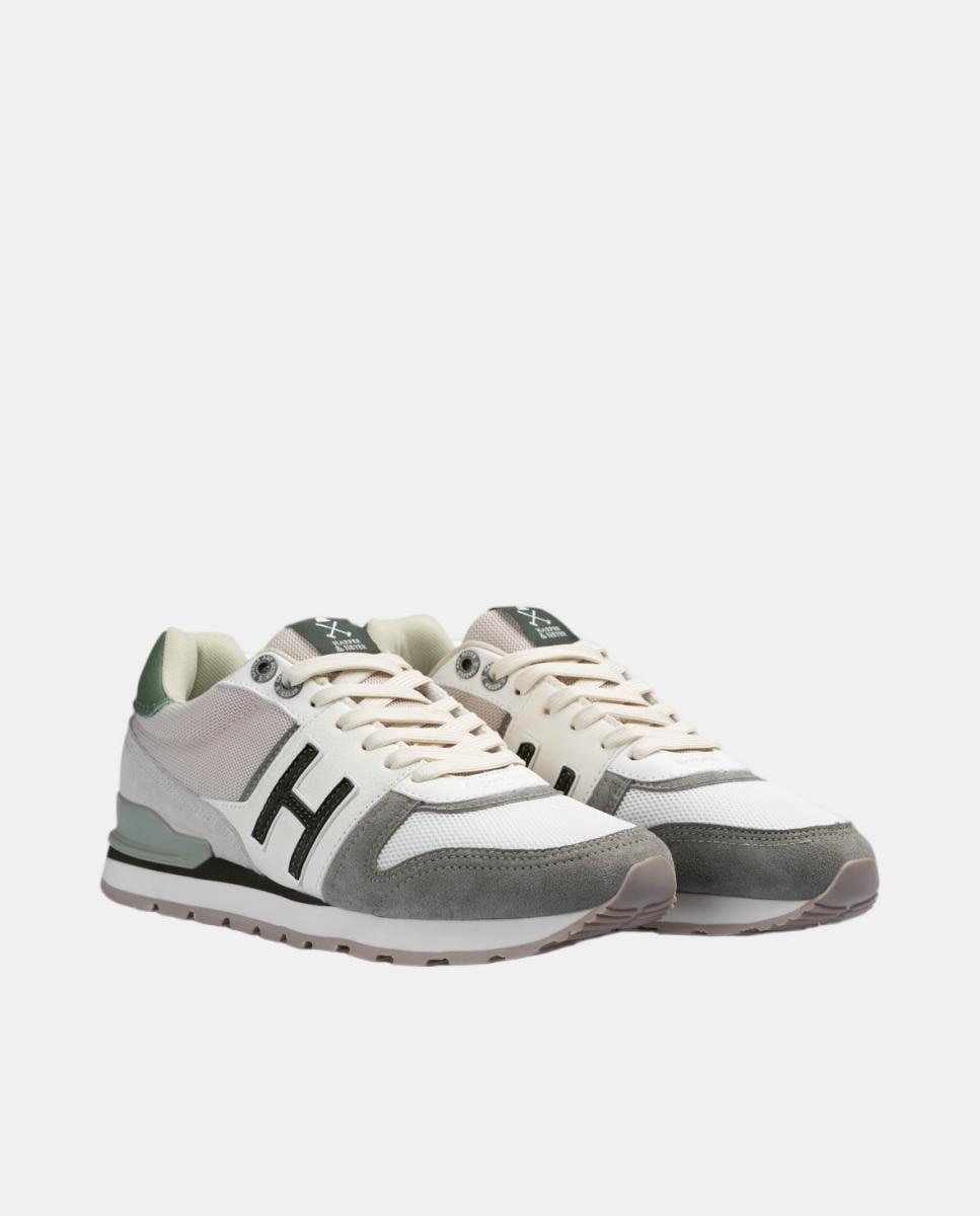 Sapatilhas com Atacadores Verde-militar-2