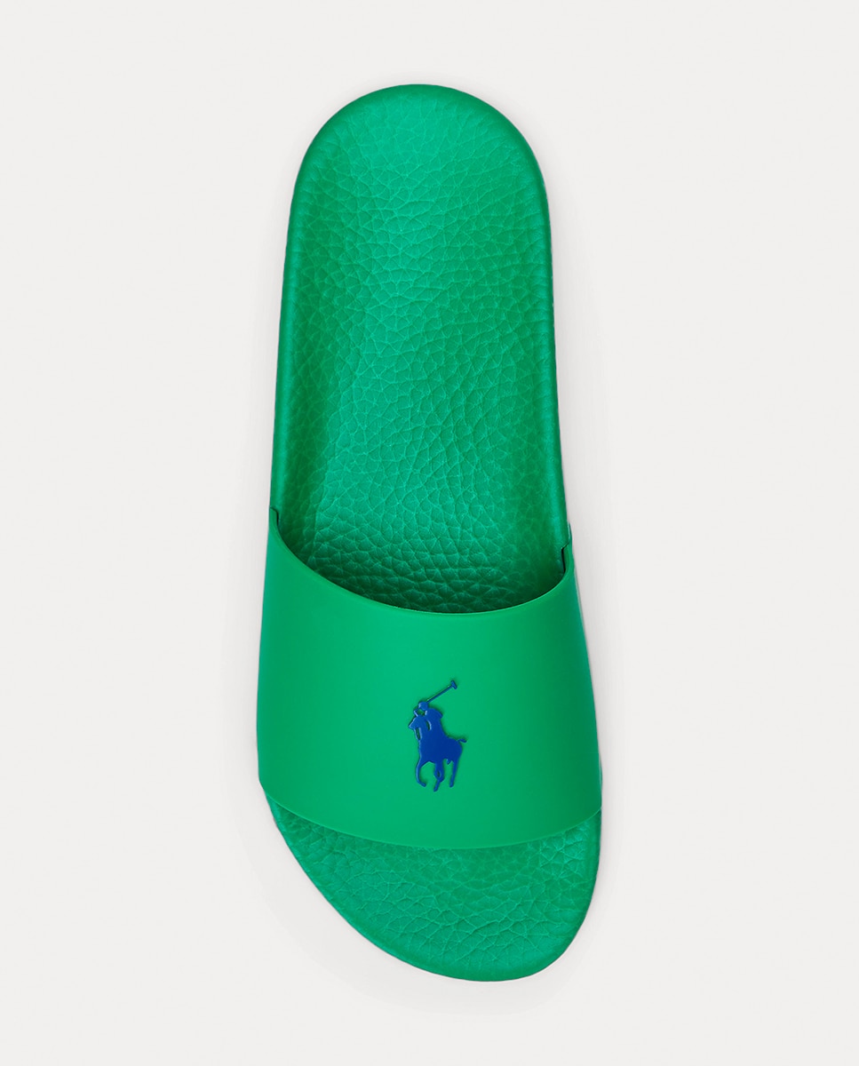 Chinelos Polo Slide Tipo Pala Verde-4