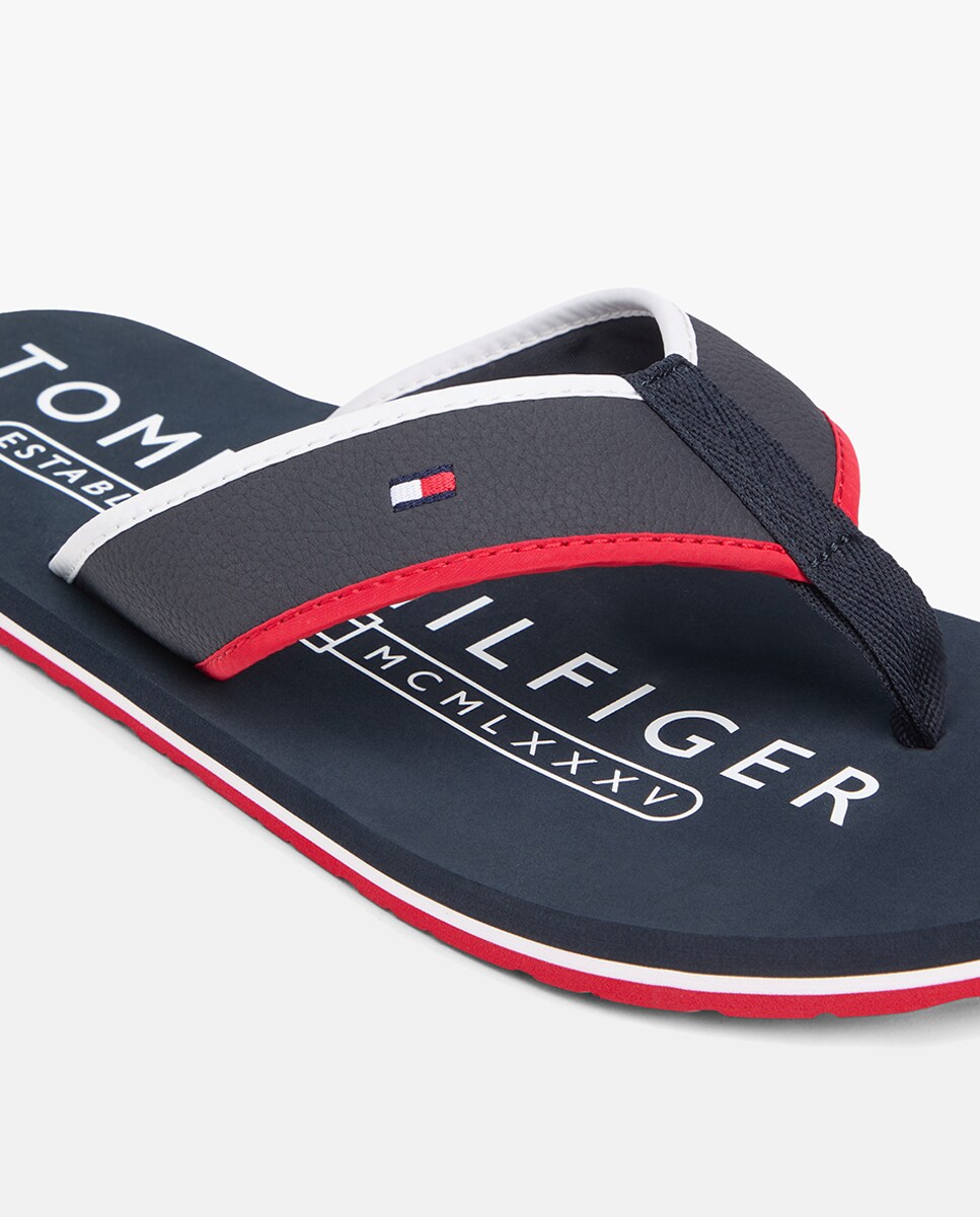 Chinelos com Logótipo Azul-marinho-3