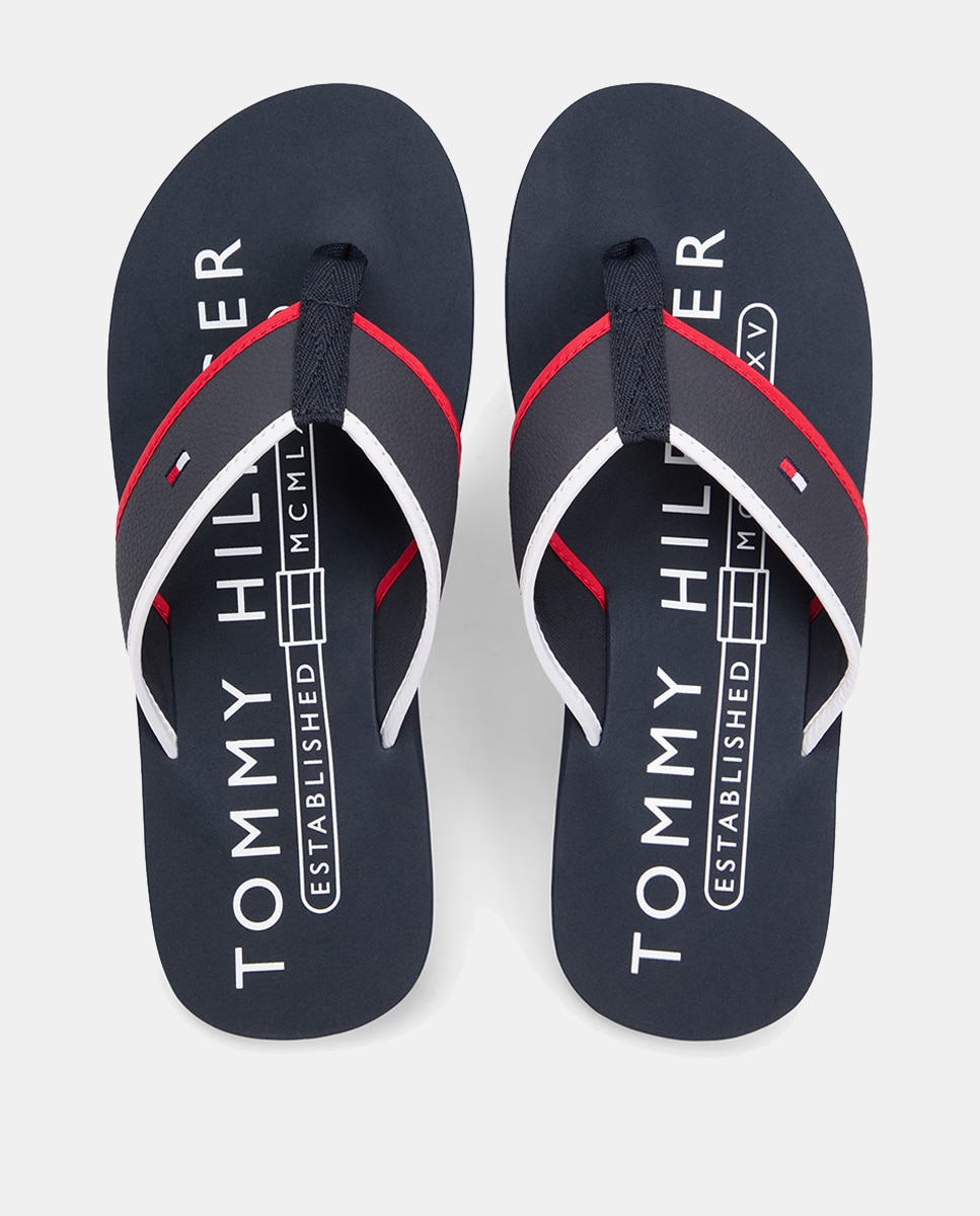 Chinelos com Logótipo Azul-marinho-6