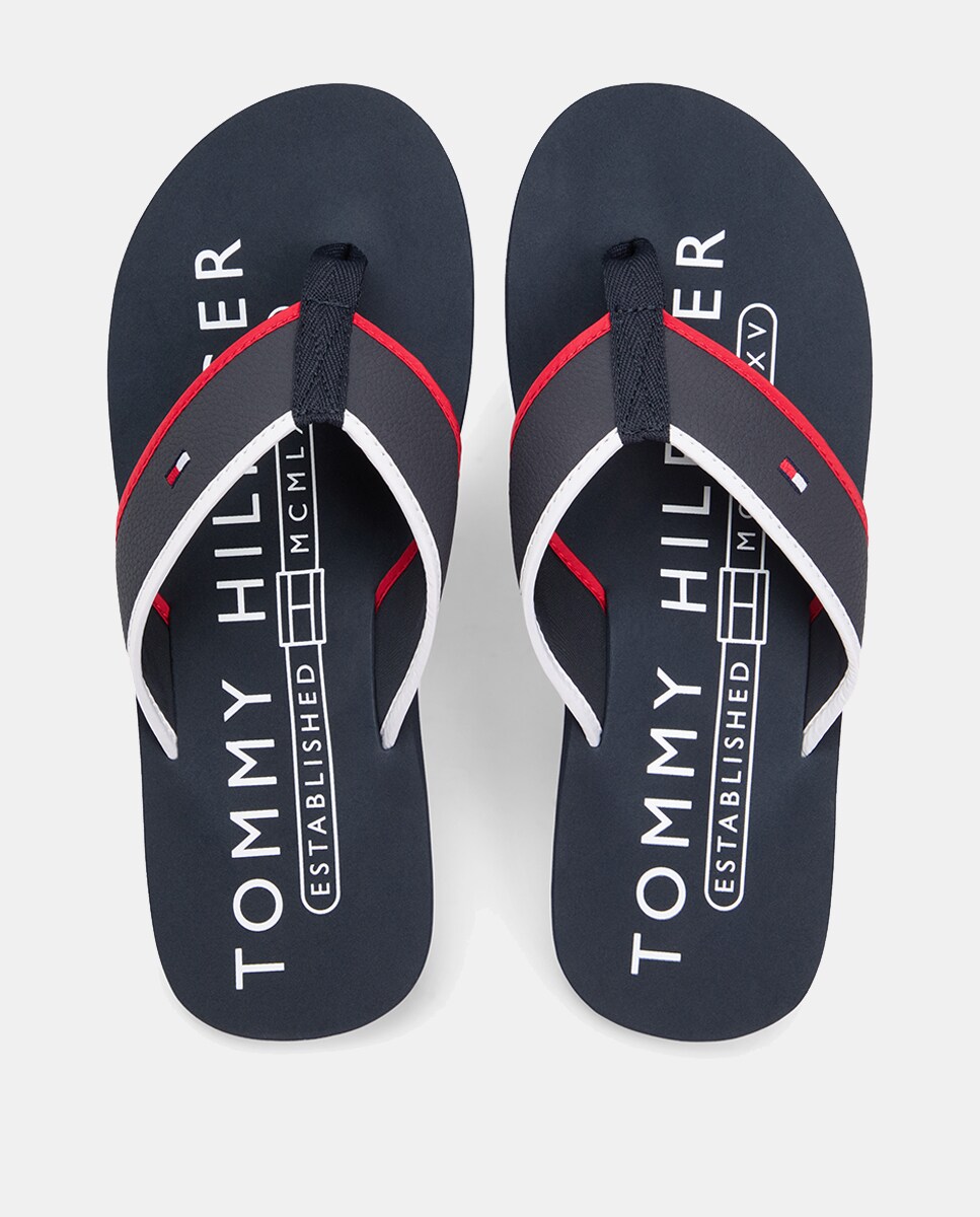 Chinelos com Logótipo Azul-marinho-6