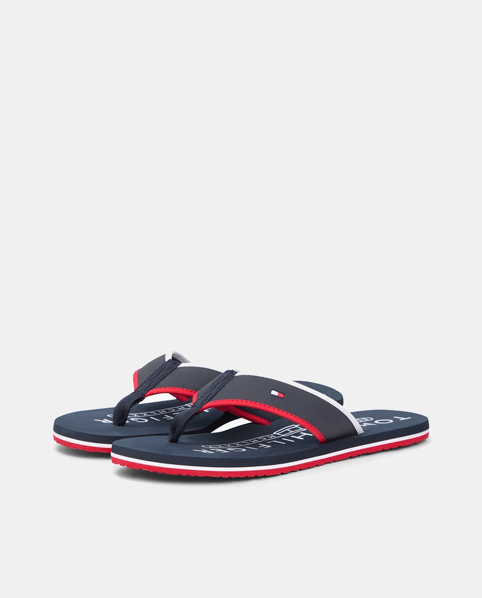 Chinelos com Logótipo Azul-marinho-7