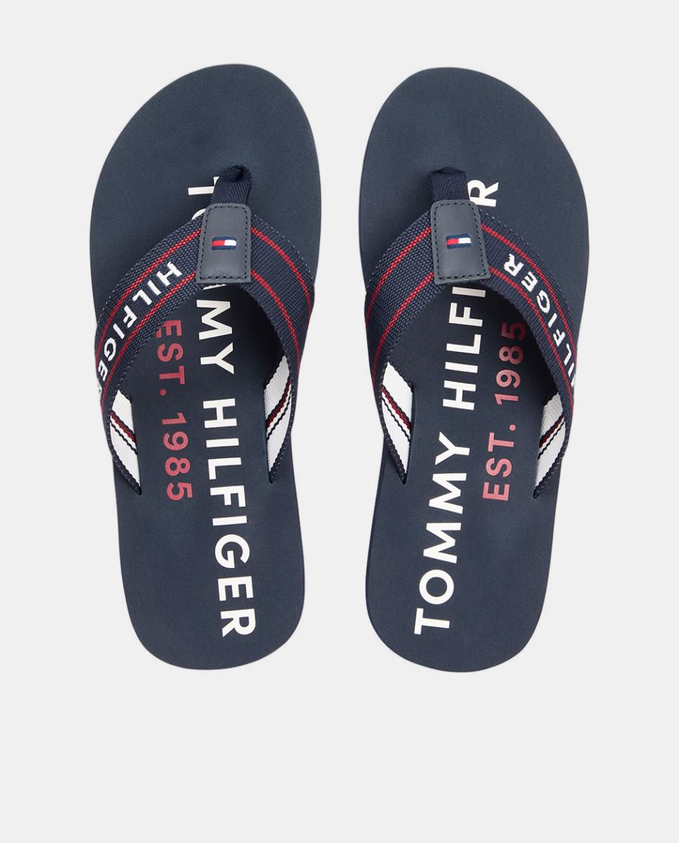 Chinelos com Logótipo Established Azul-marinho-4