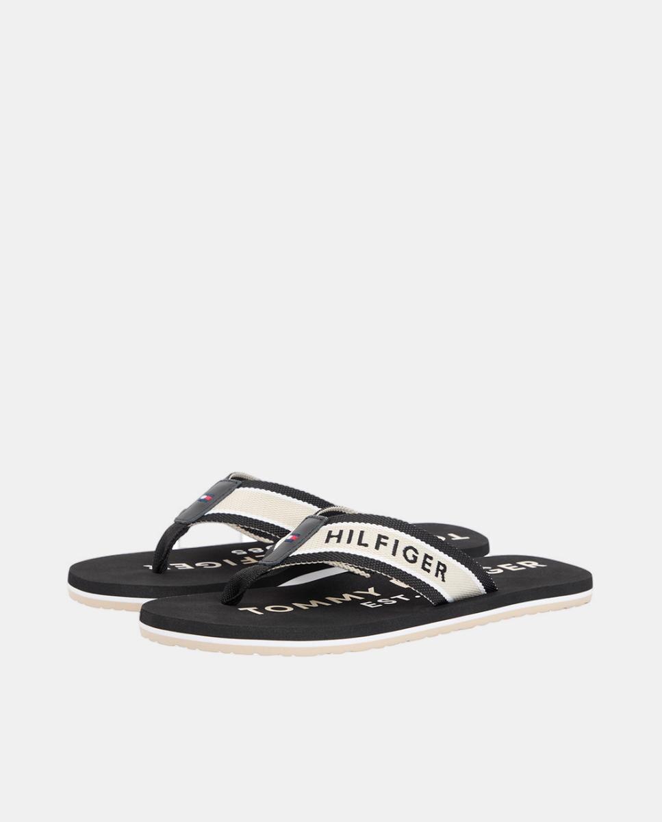 Chinelos com Logótipo Established Preto-4