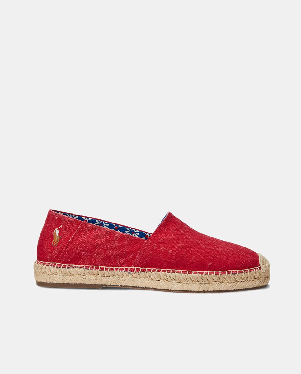 Alpercatas Cevio com Logótipo e em Algodão Vermelho-1