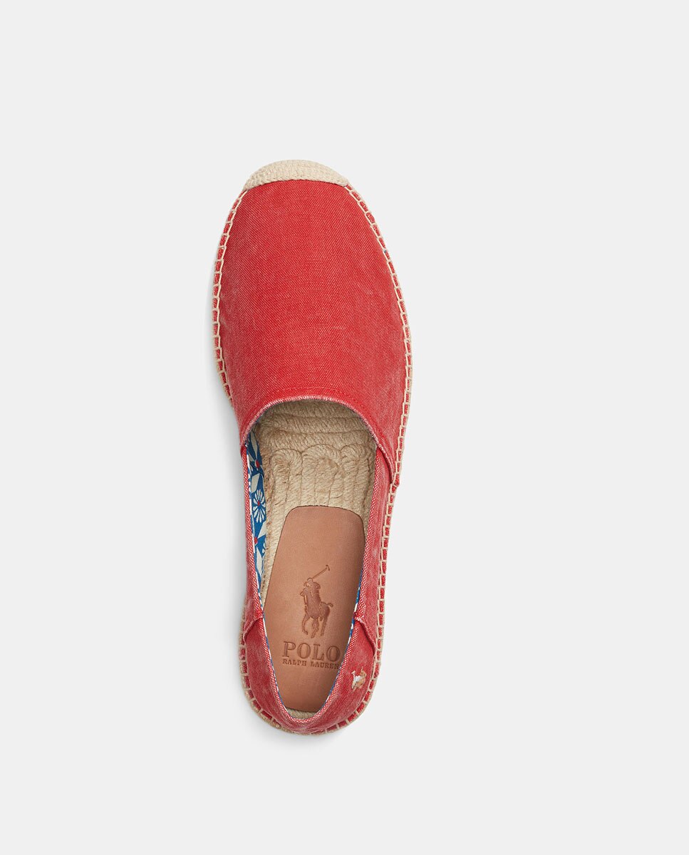 Alpercatas Cevio com Logótipo e em Algodão Vermelho-3