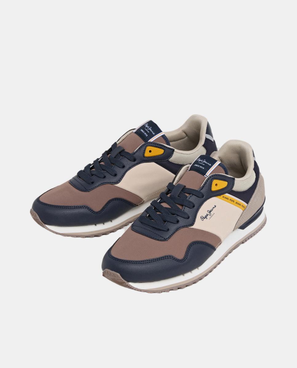 Sapatilhas Estilo Running London M Verde-militar-3