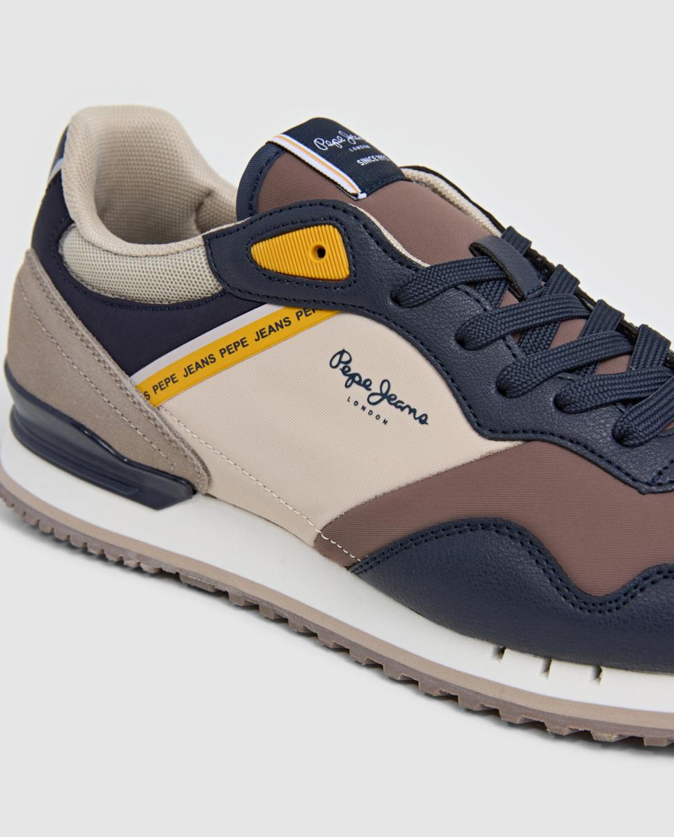 Sapatilhas Estilo Running London M Verde-militar-5