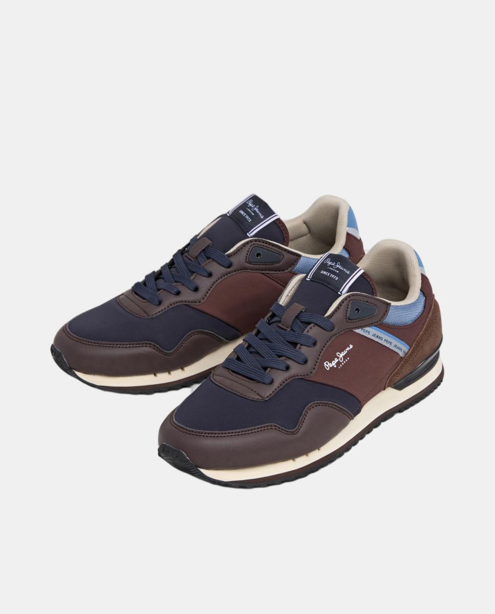 Sapatilhas Estilo Running London M Castanho-chocolate-3