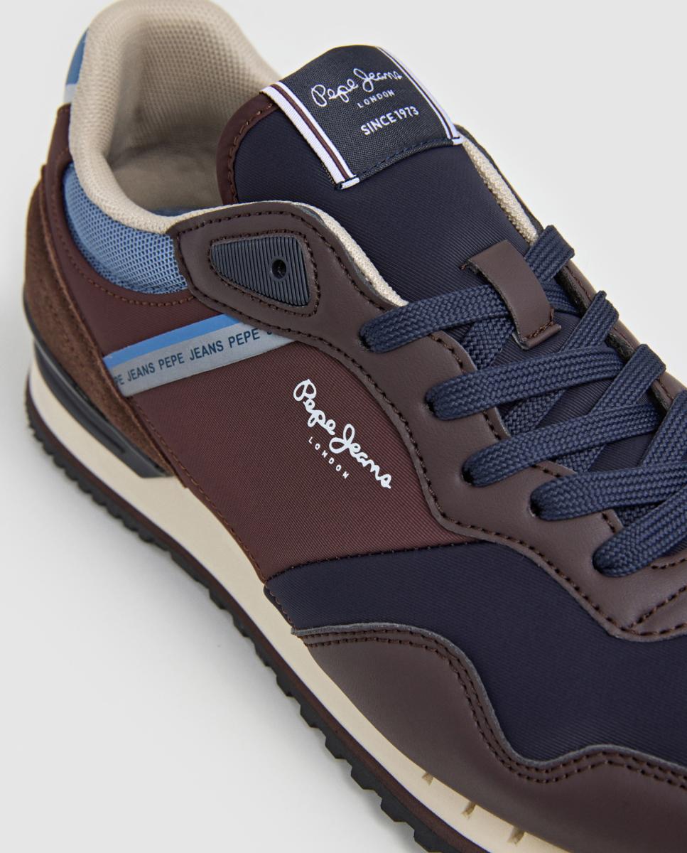 Sapatilhas Estilo Running London M Castanho-chocolate-5