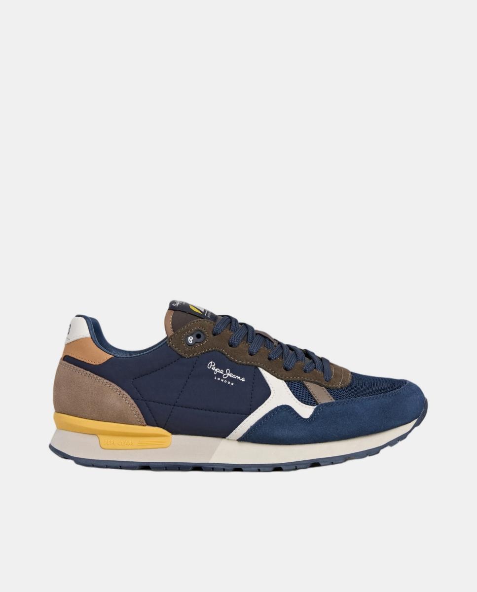 Pepe Jeans - Zapatilla retro estilo running Brit Essence M.