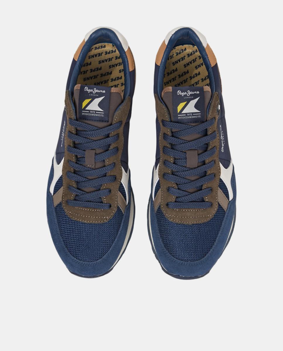 Sapatilhas Retro de Estilo Running Brit Essence M Azul-marinho-2
