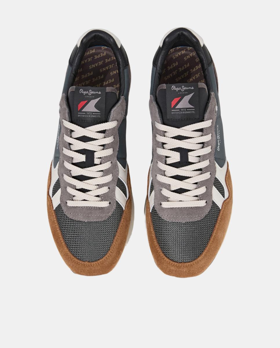 Sapatilhas Retro de Estilo Running Brit Essence M Castanho-chocolate-2