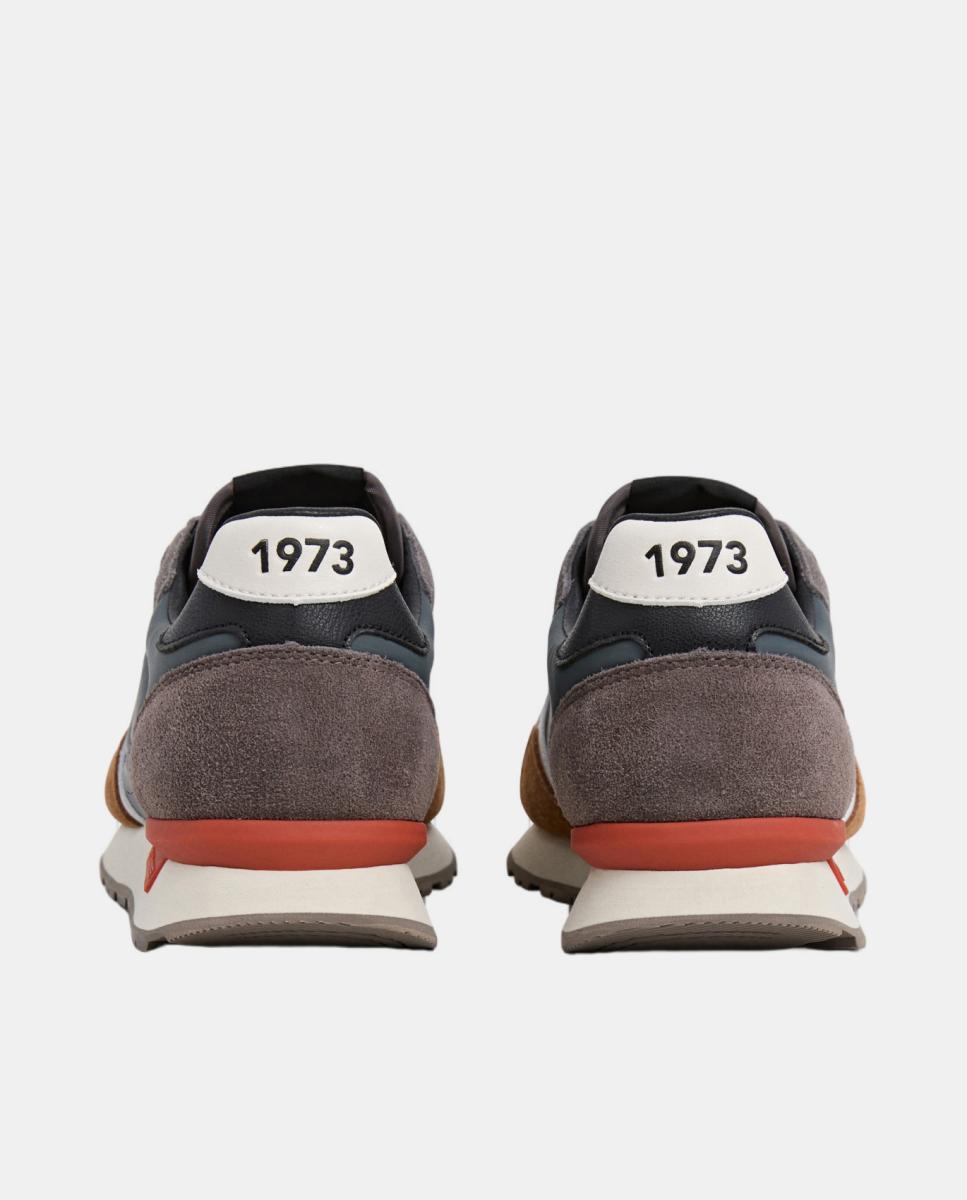 Sapatilhas Retro de Estilo Running Brit Essence M Castanho-chocolate-4