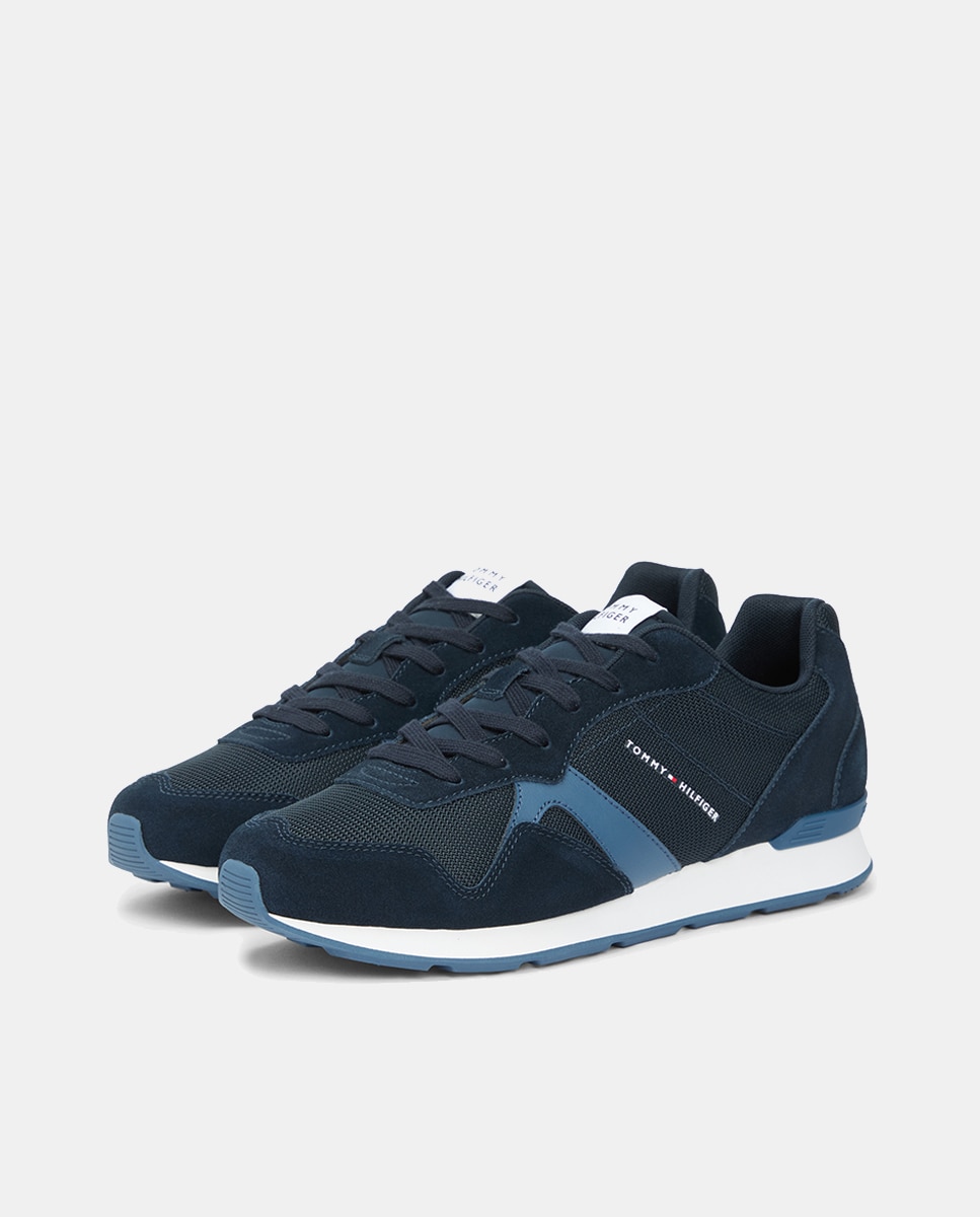 Sapatilhas Runner Retro Mix Azul-marinho-7