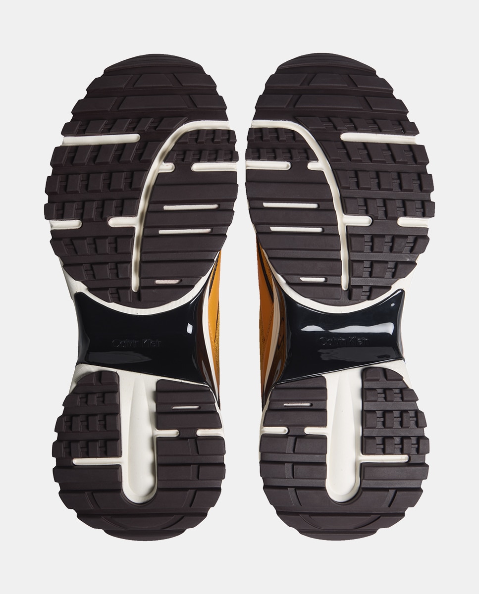 Sapatilhas Runner de Mesh Laranja-5