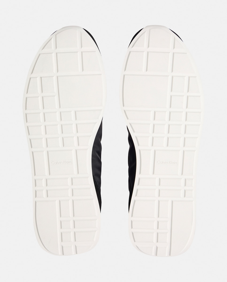 Sapatilhas Runner de Nylon e Croute Preto-5