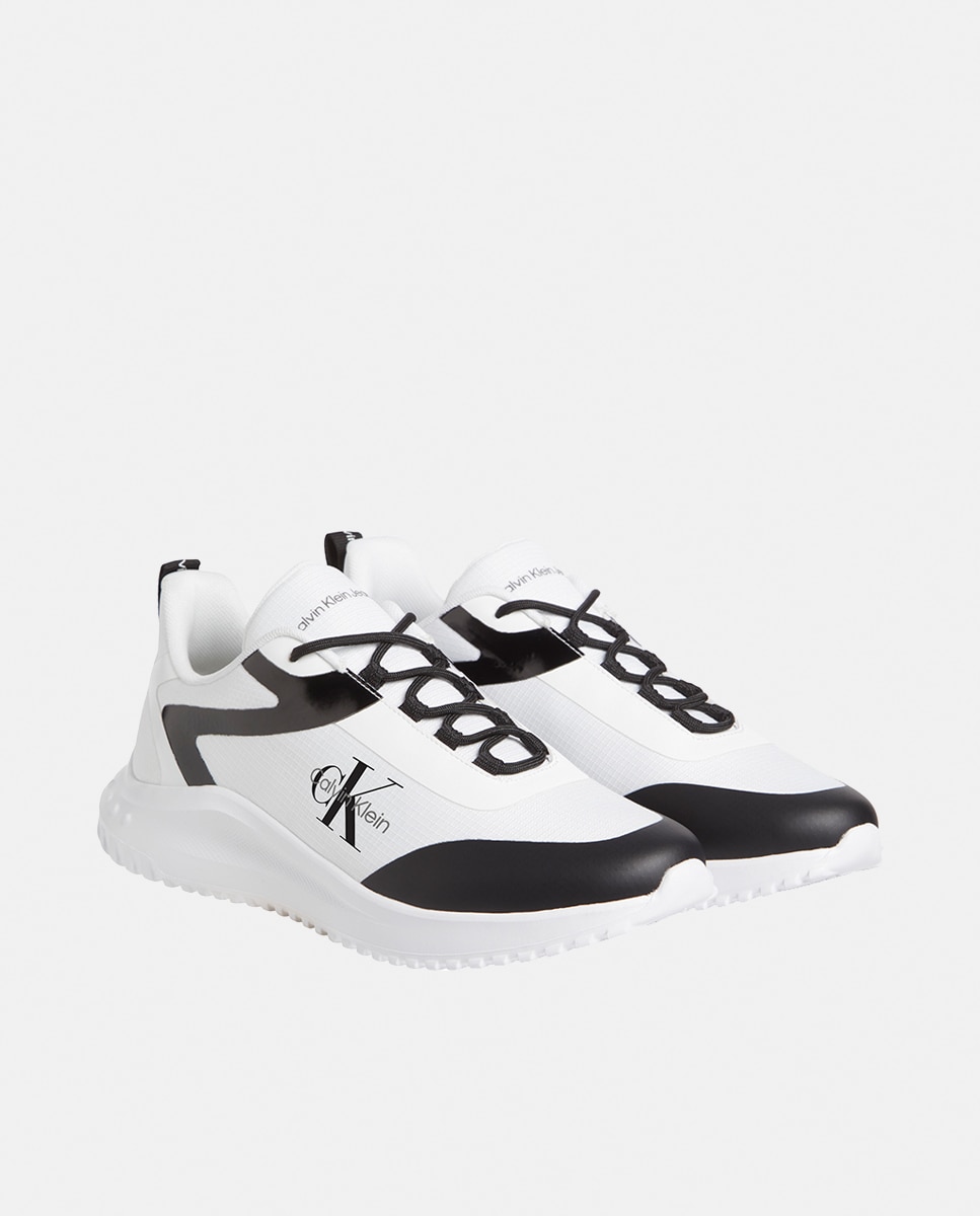 Sapatilhas Runner com Sola de Borracha EVA Branco-2