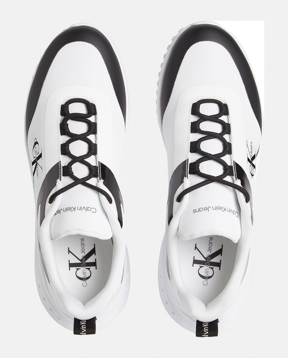 Sapatilhas Runner com Sola de Borracha EVA Branco-3