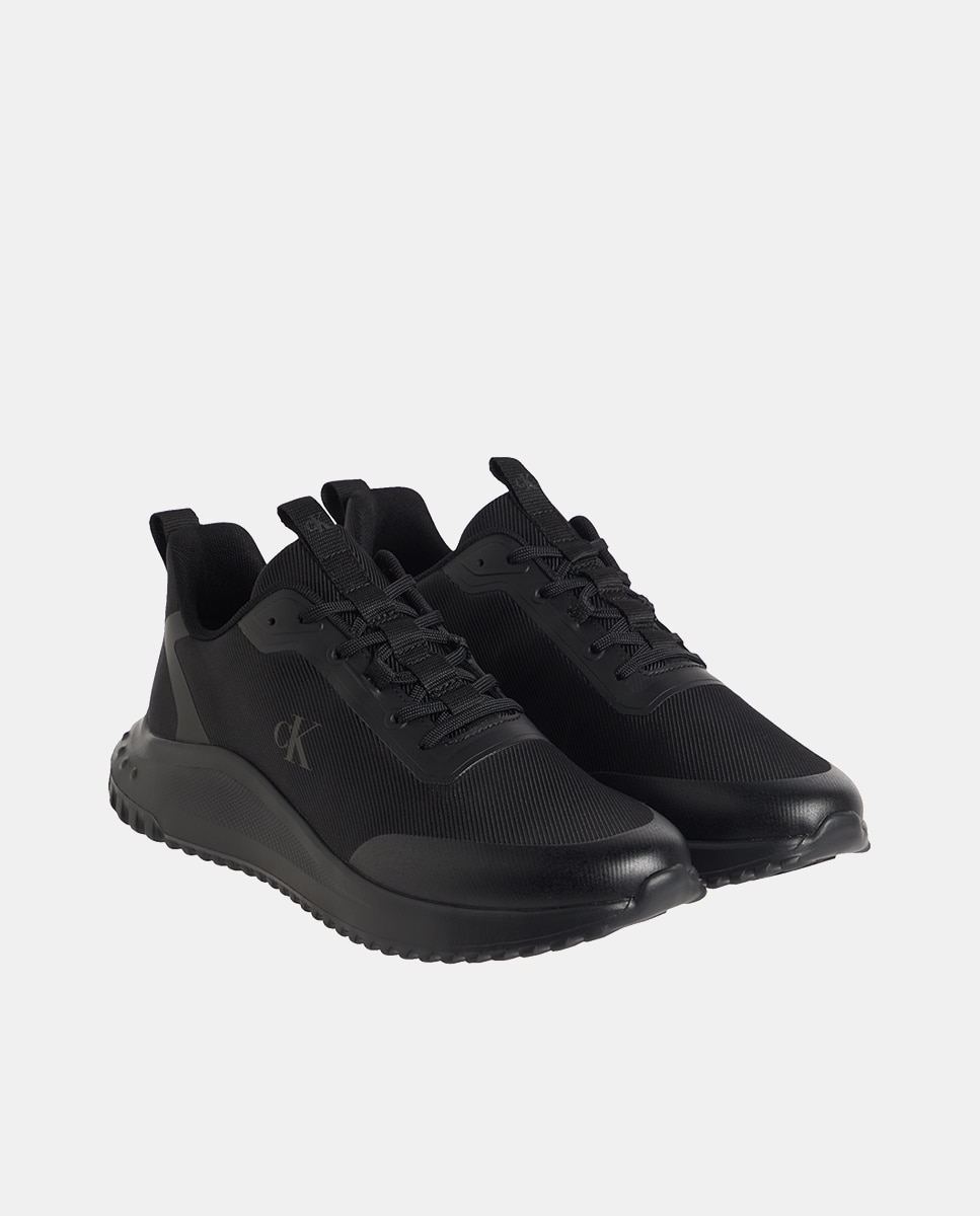 Sapatilhas Runner com Sola de Borracha EVA Preto-2