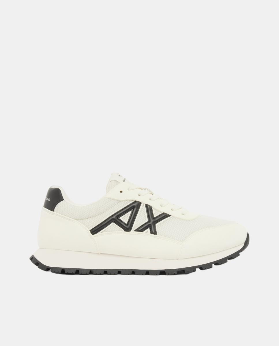 Armani Exchange - Zapatilla retro runner con logo.