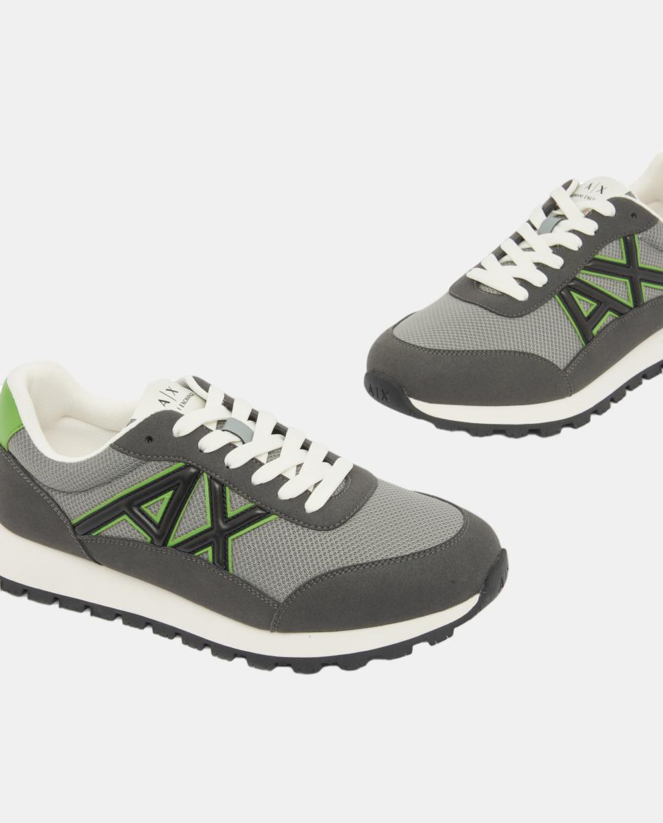 Sapatilhas Retro Runner com Logótipo Branco-5