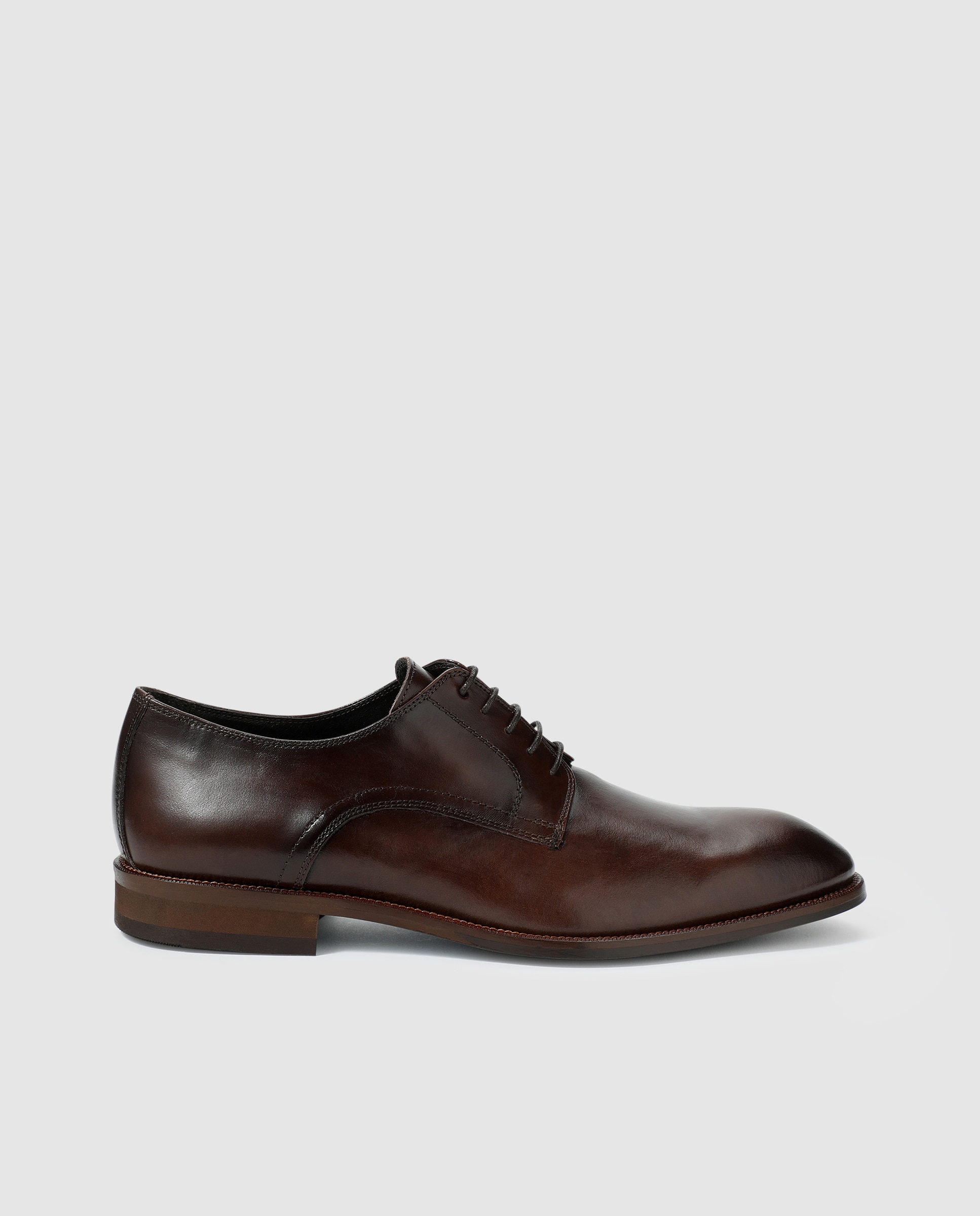 Imagem 0 de Sapatos de atacadores de homem Luis Gonzalo em pele castanha