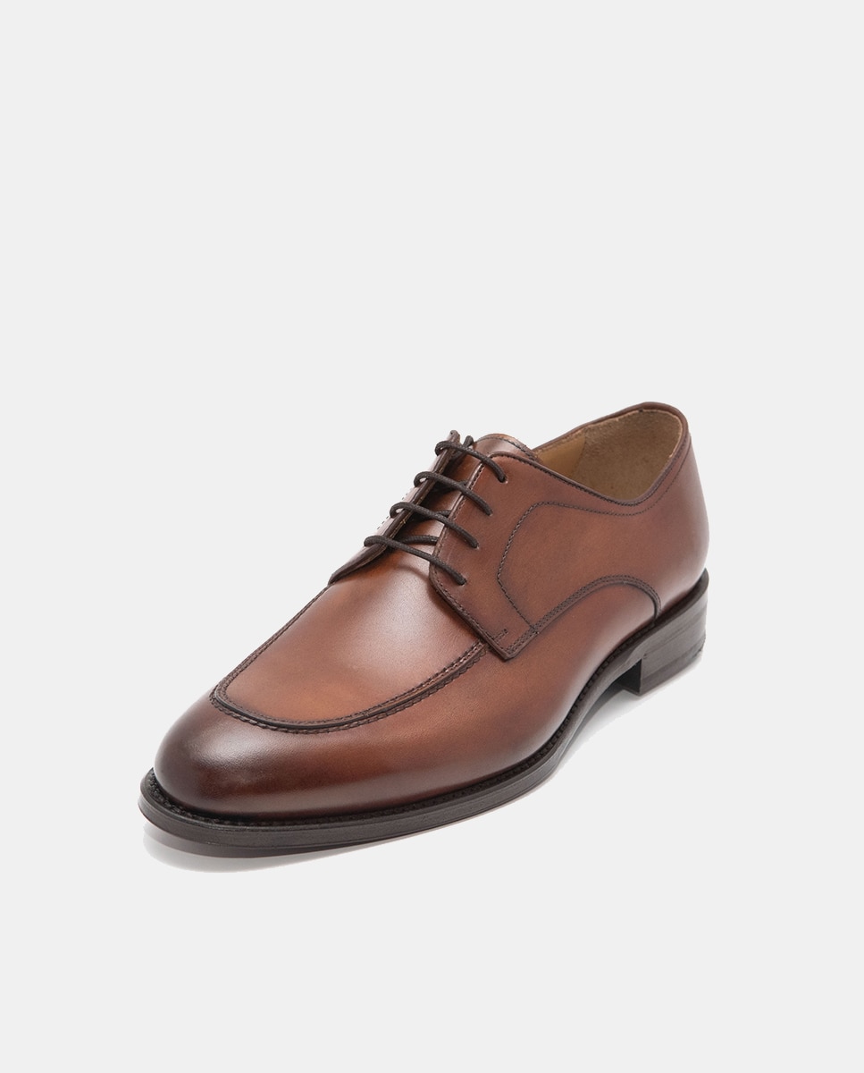 Bluchers com Atacadores Castanho-2