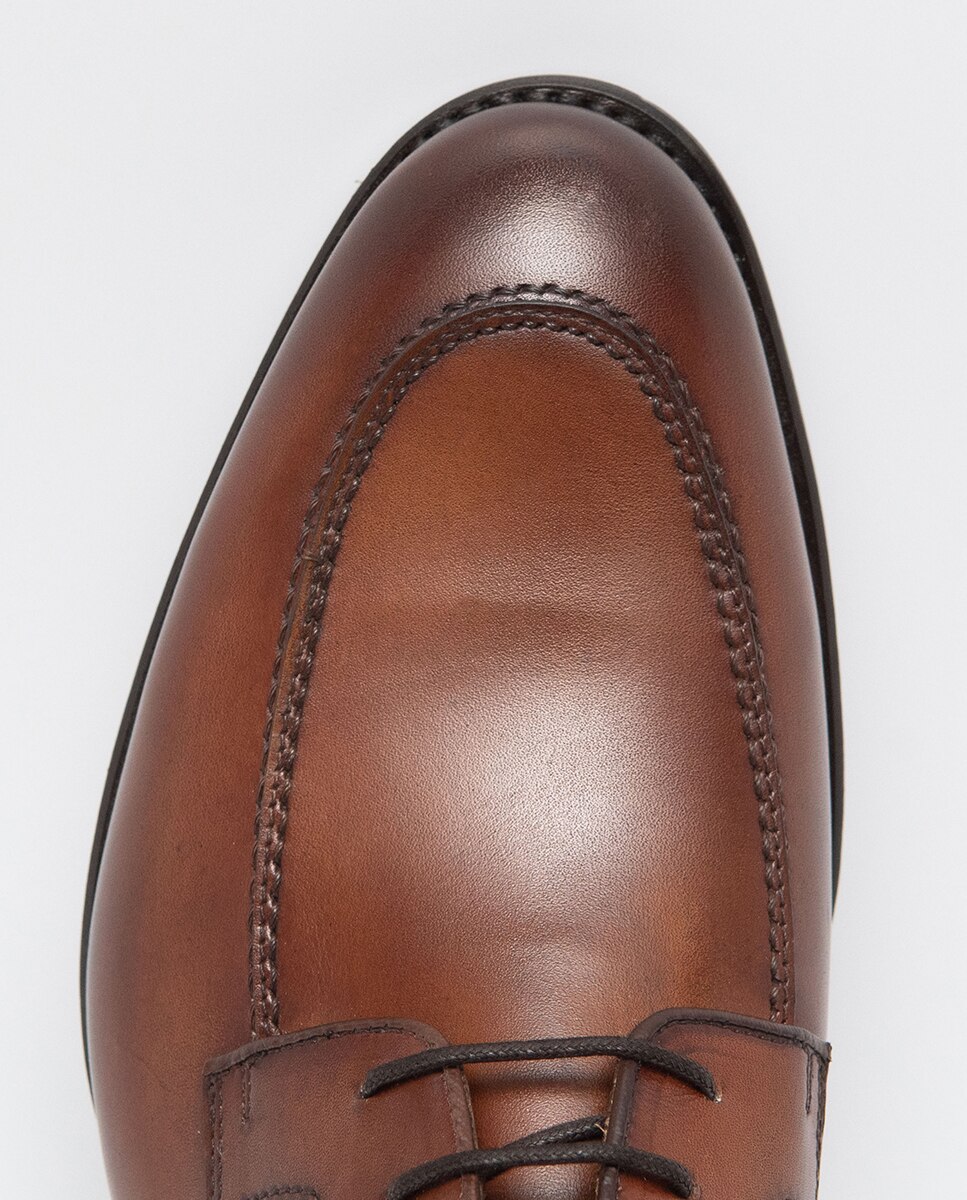 Bluchers com Atacadores Castanho-3