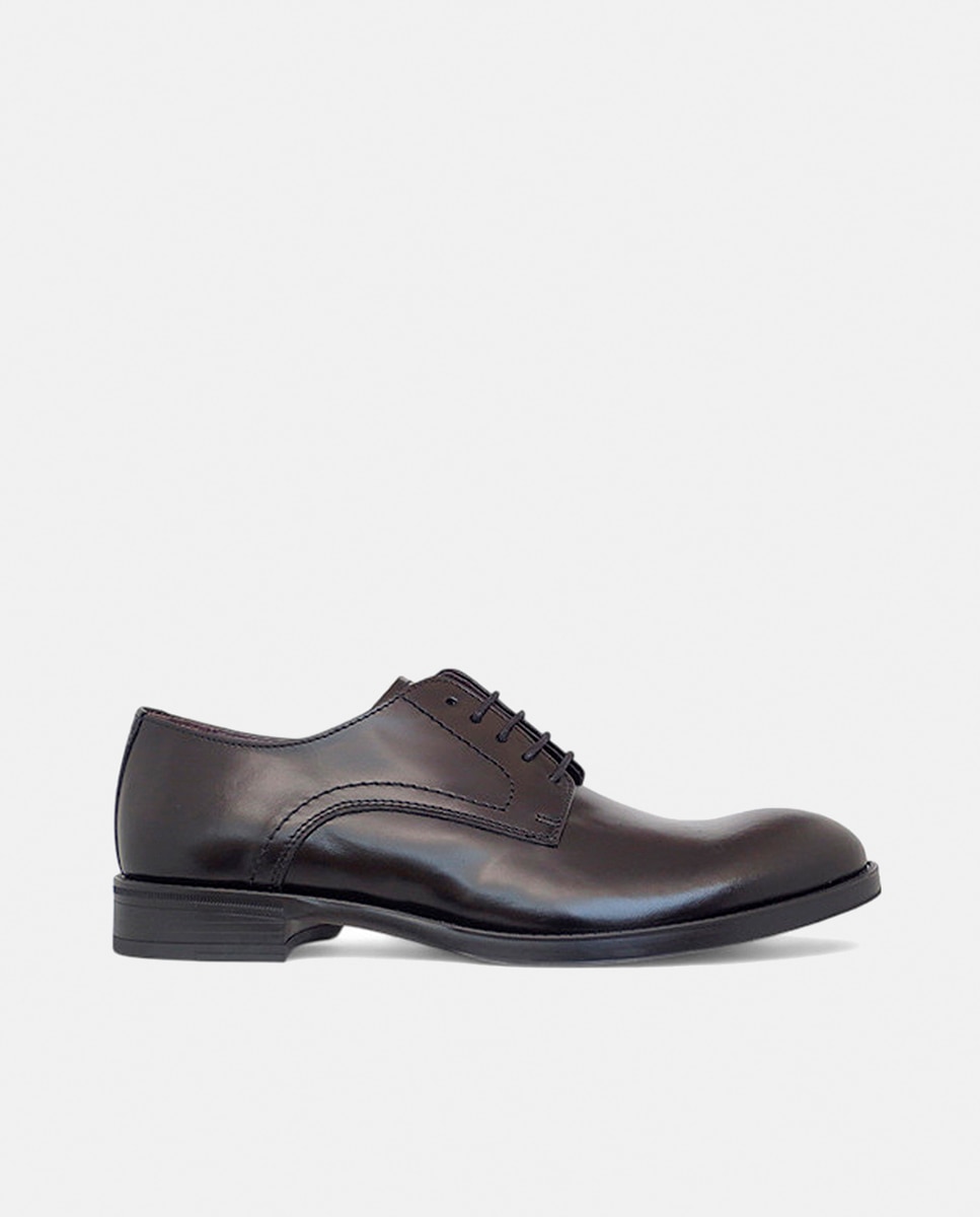 Zapato caballero blutcher piel - Luis Gonzalo - Negro Negro-1