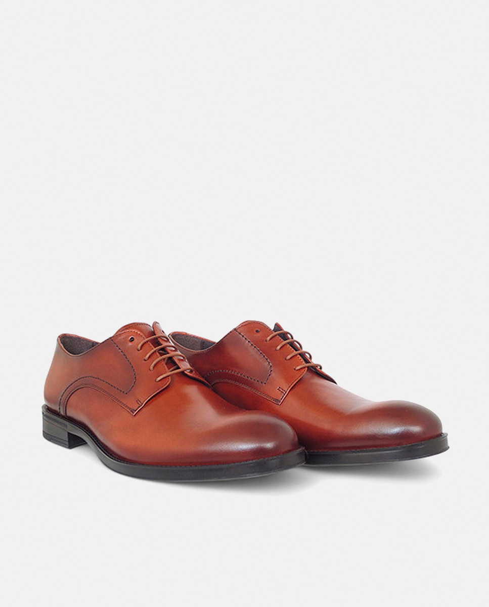 Sapatos Blutcher em Pele Couro-2