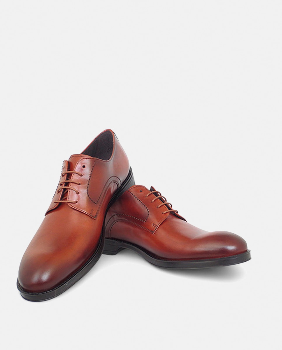 Sapatos Blutcher em Pele Couro-3