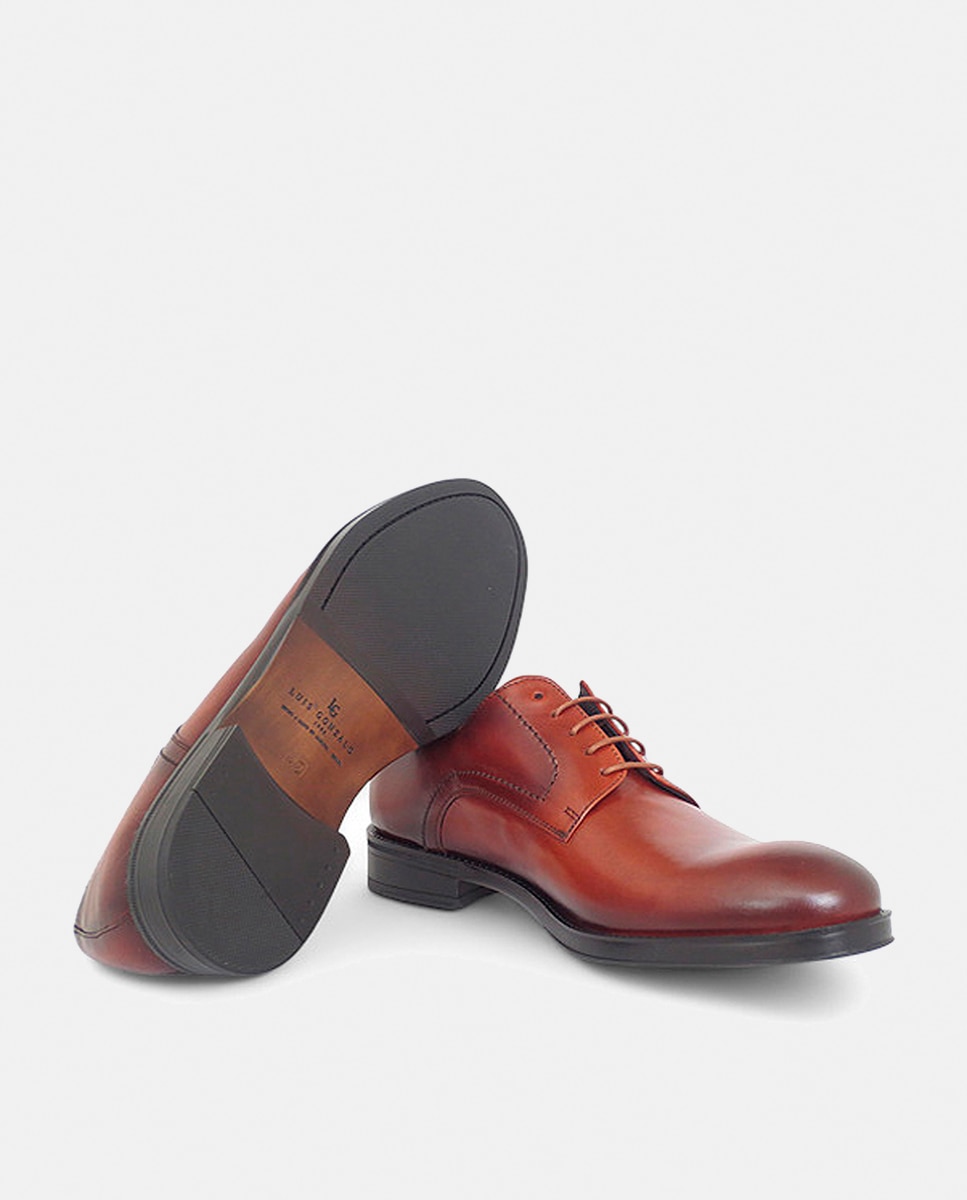 Sapatos Blutcher em Pele Couro-4