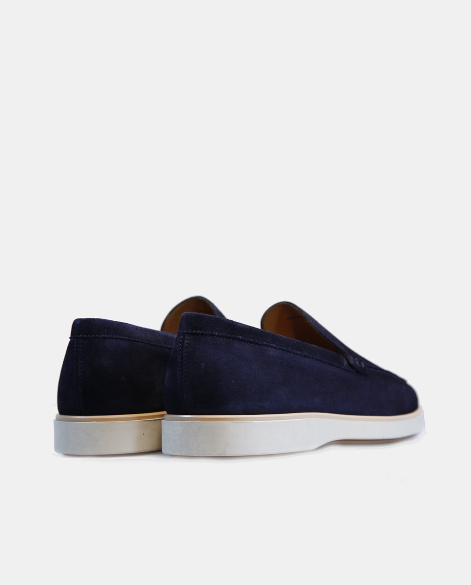 Mocassins em Croute Azul-marinho-3