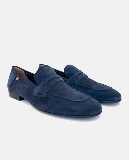Mocasines de hombre antifaz piel
